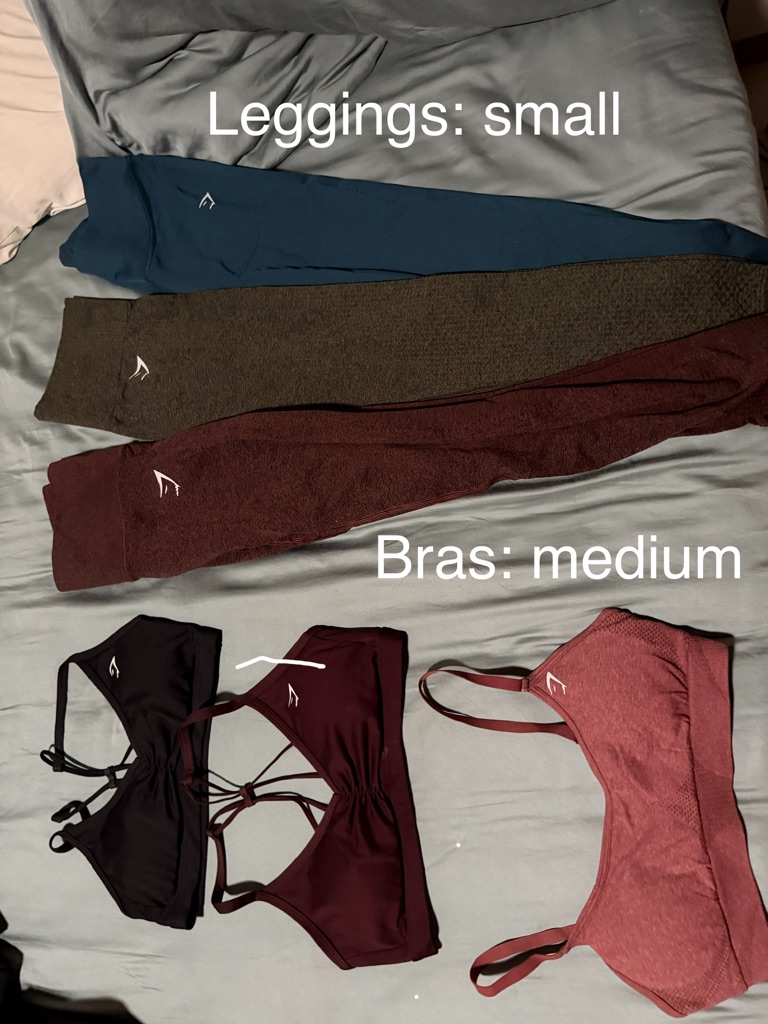 Gymshark Sports Bras - Black, Burgundy, Dusty Rose